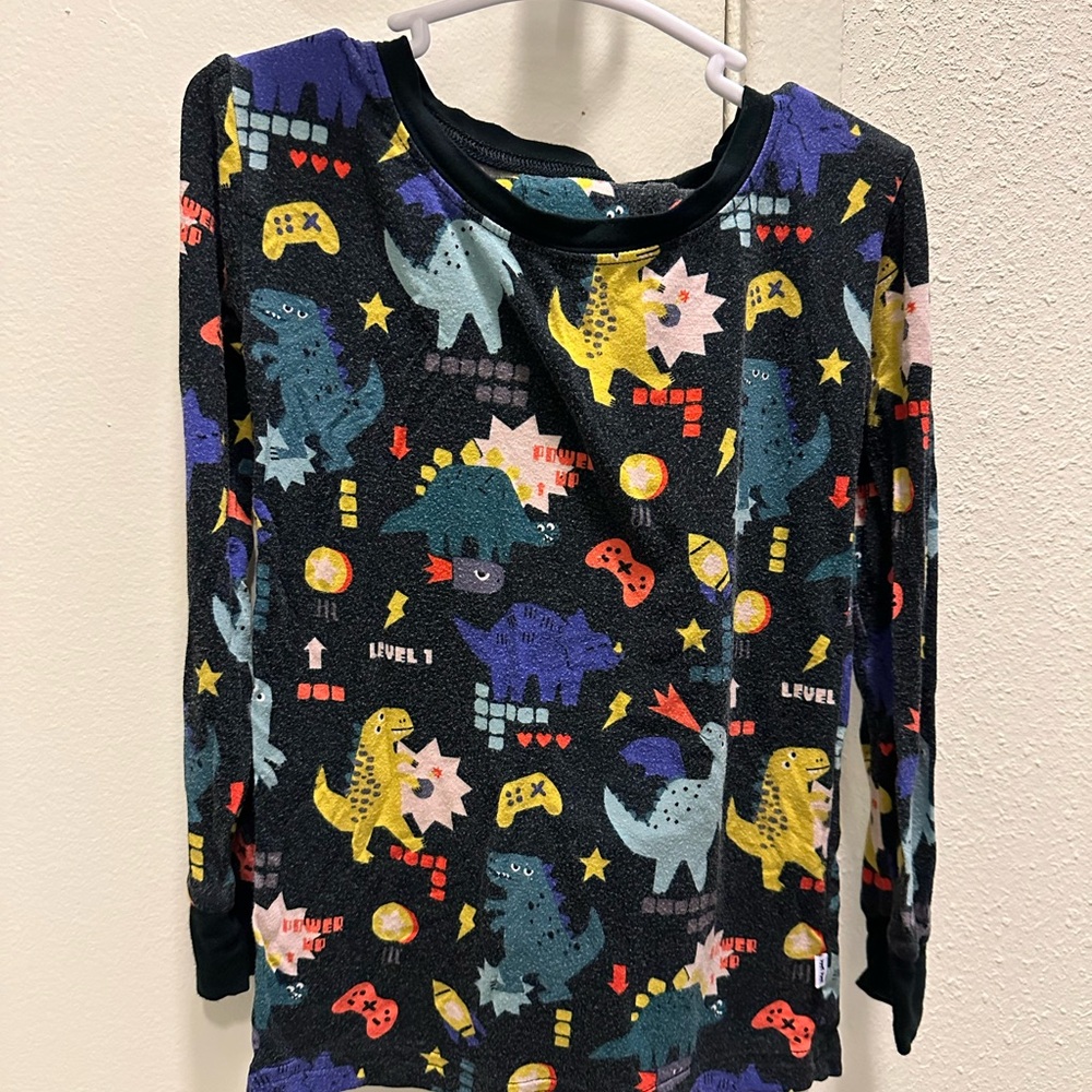 Little Sleepies Next Level Dino pajama set